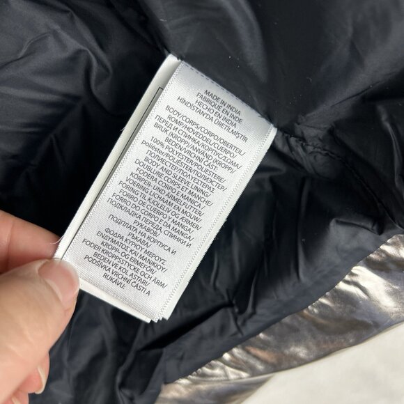 Polo Ralph Lauren Metallic Puffer Down Jacket Duck Feather Big Kids Sz XL 16 - Picture 9 of 14